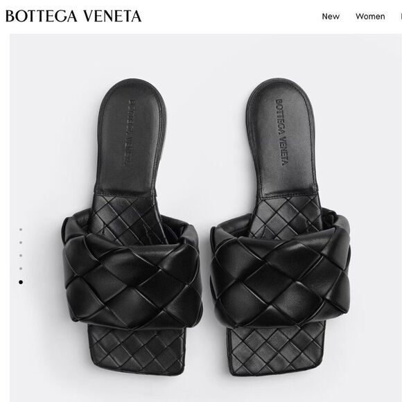 Bottega Veneta Lido Flat Quilted leather Sandal - black - 36 - Picture 4 of 6